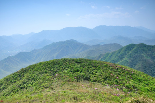 杭州余杭鸬鸟山风光