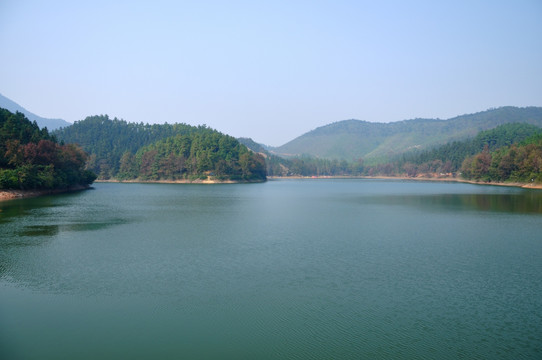 杭州甘岭水库风光