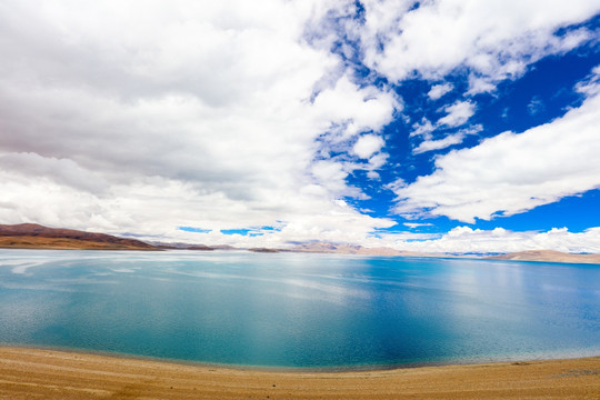 西藏扎日南木措风景