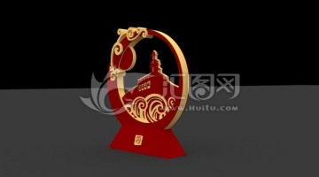 閩南長城中式中國風國慶春節(jié)