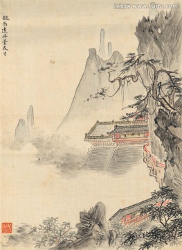 山水國(guó)畫(huà)