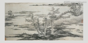 國畫風(fēng)景