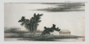 國畫風(fēng)景