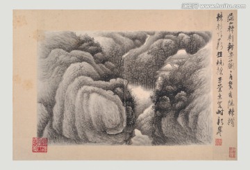 國畫風(fēng)景