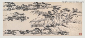 山水國(guó)畫(huà)