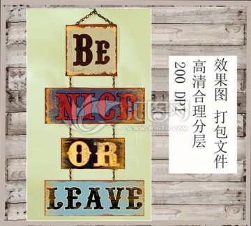 歐美英文鐵片組合 掛飾 裝飾品