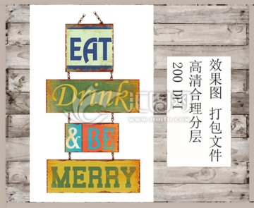 歐美英文鐵片組合 掛飾 裝飾品