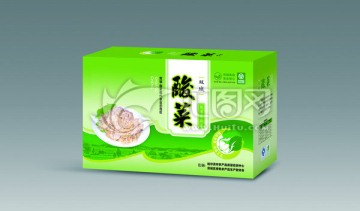 酸菜箱展開圖和效果圖