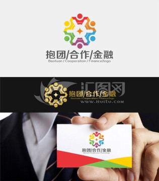 抱團(tuán) 合作 金融標(biāo)2志