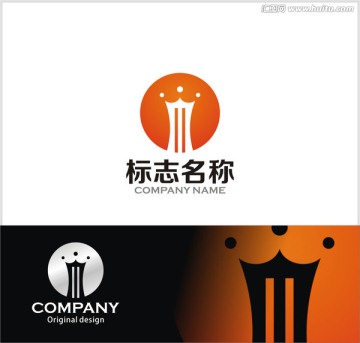 皇冠logo 字母M logo