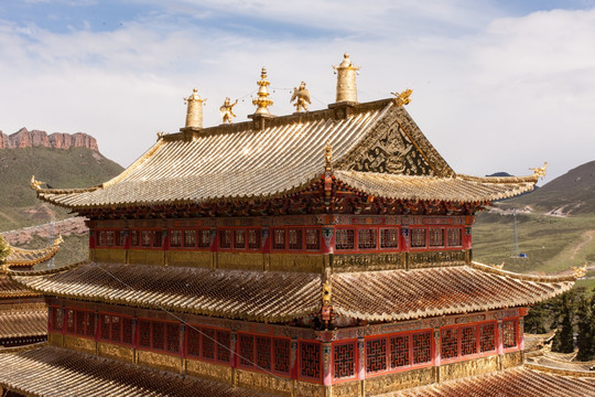 郎木寺 金顶 宗喀巴大殿