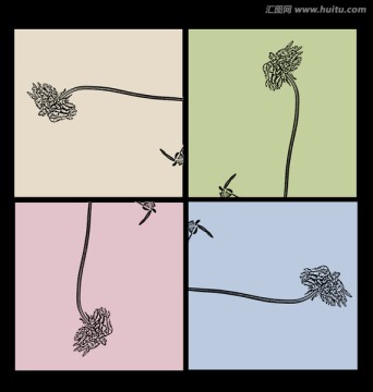 花卉裝飾畫
