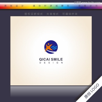 星形logo 動(dòng)感人物