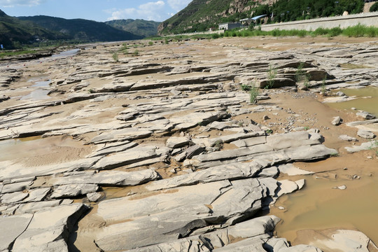 黄河壶口 黄河滩