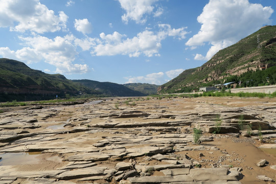 黄河壶口 黄河滩