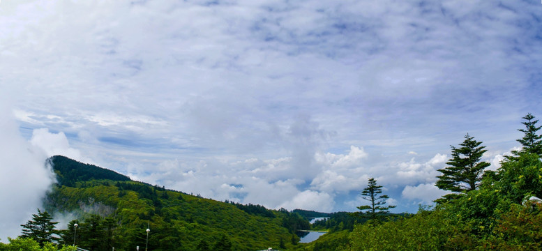 峨眉云海全景