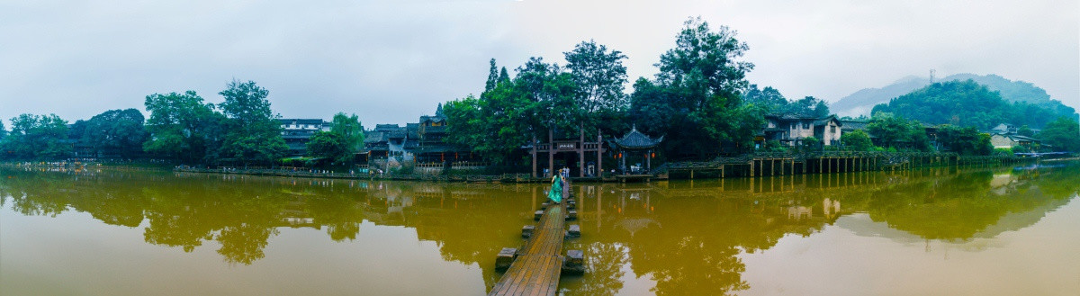 柳江古镇全景