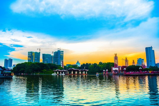 佛山千灯湖景区