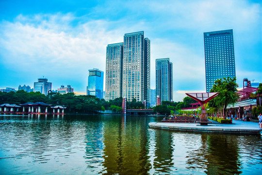 佛山千灯湖景区