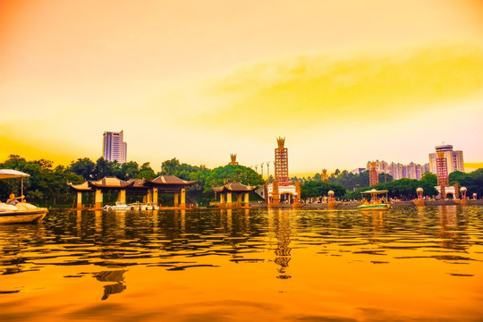 佛山千灯湖景区