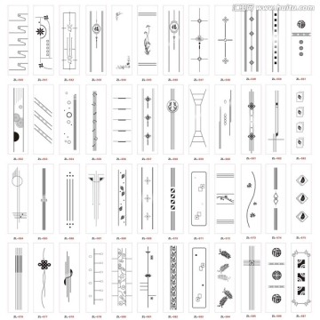 平开门镜花 移门雕刻 路径图