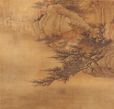 古代山水圖 清代 高岑