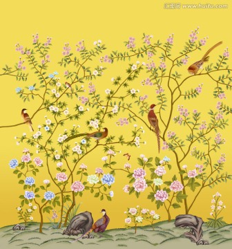 工筆花鳥