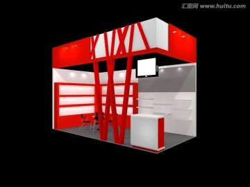 實(shí)用小展臺展覽模型廣交會秋交會