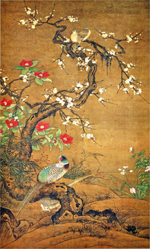 雞圖 牡丹 花開富貴 不分層