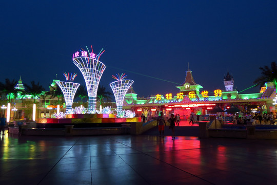 方特欢乐世界 天津方特夜景