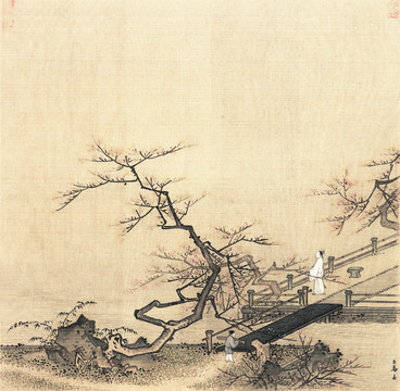 山水风景画 宋代 马远