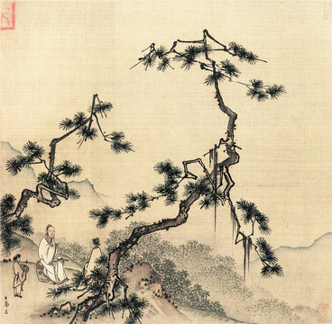 山水风景画 宋代 马远