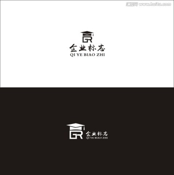 GR字母LOGO設(shè)計(jì)