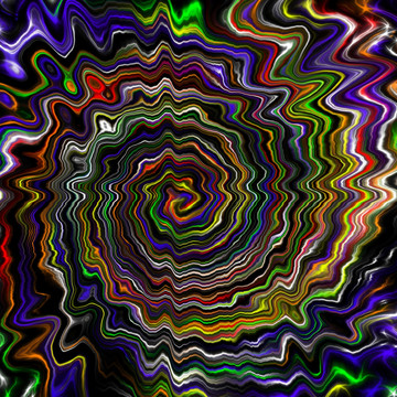 抽象彩色漩渦花紋