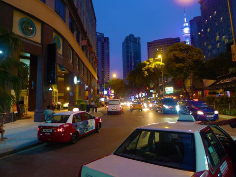 马来西亚吉隆坡城市夜景