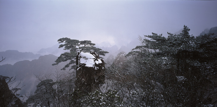 黄山雪景