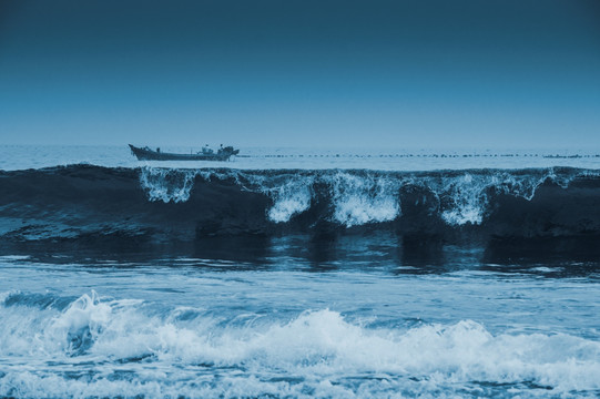 背景素材 海浪