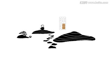 茶葉意境圖形