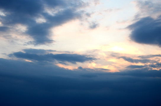 晚霞 天空云彩 黄昏