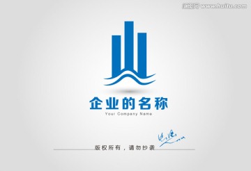 房地產(chǎn)logo 江景房