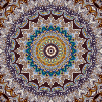 幾何花型印花圖案 無分層