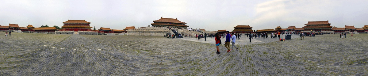 北京故宫360度全景接图