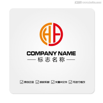 HF字母LOGO