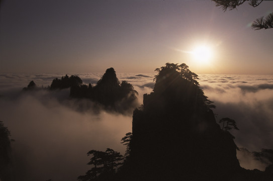 黄山日出