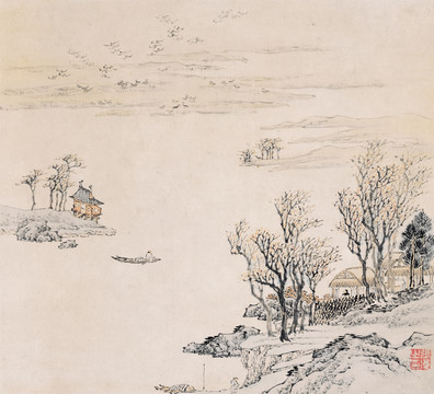 瀟湘八景 明代 張復(fù)
