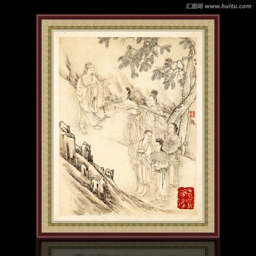 逍遙勝跡圖 清代 李世倬
