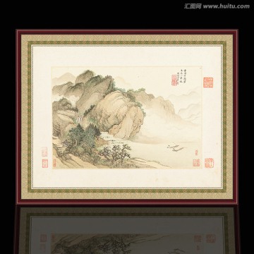 山水國畫 清代 王翚