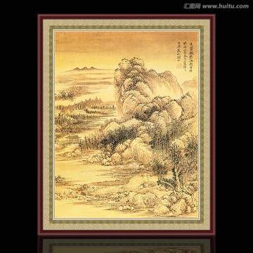 山水風(fēng)景 清代 惲壽平