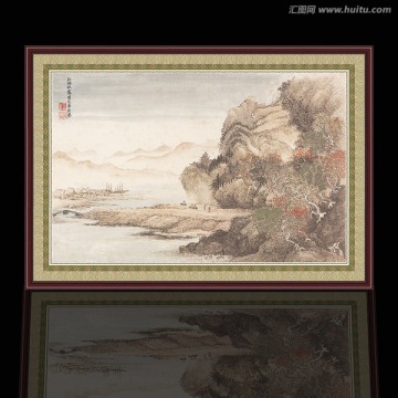 山水風(fēng)景 清代 惲壽平