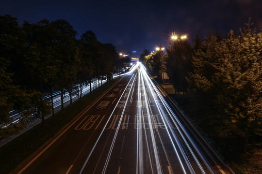 公路夜景